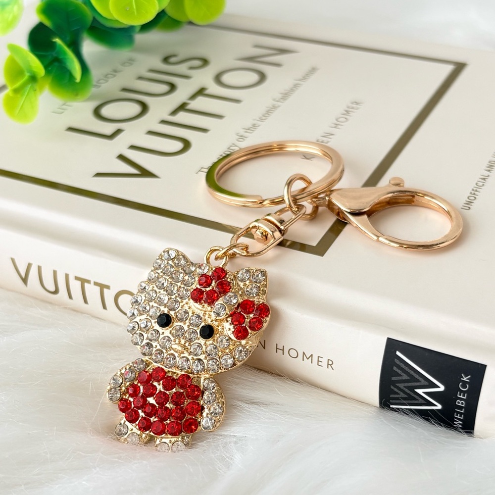 Hello Kitty Red Keychain/Bag Charm